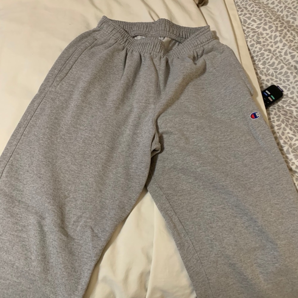 Gray champion sweatpants